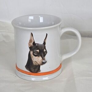 Vintage 2002 XPRES Min Pin dog mom Best Friend pet lover Coffee Mug White